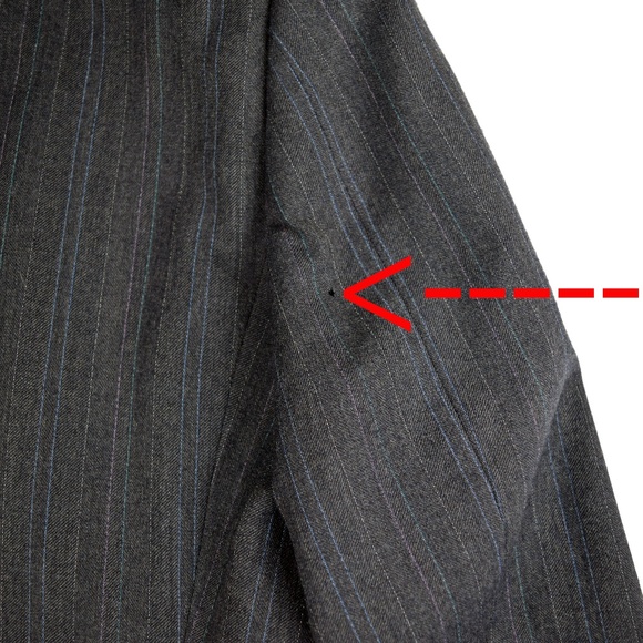 Christian Dior Mens Pinstripe Wool Blazer Grey 42R - Picture 8 of 8